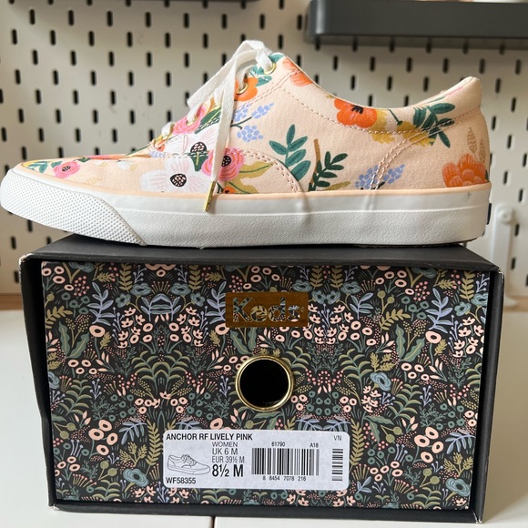 Keds x Rifle Paper Co. Women's Lively Floral Print Sneakers - Picture 4 of 11